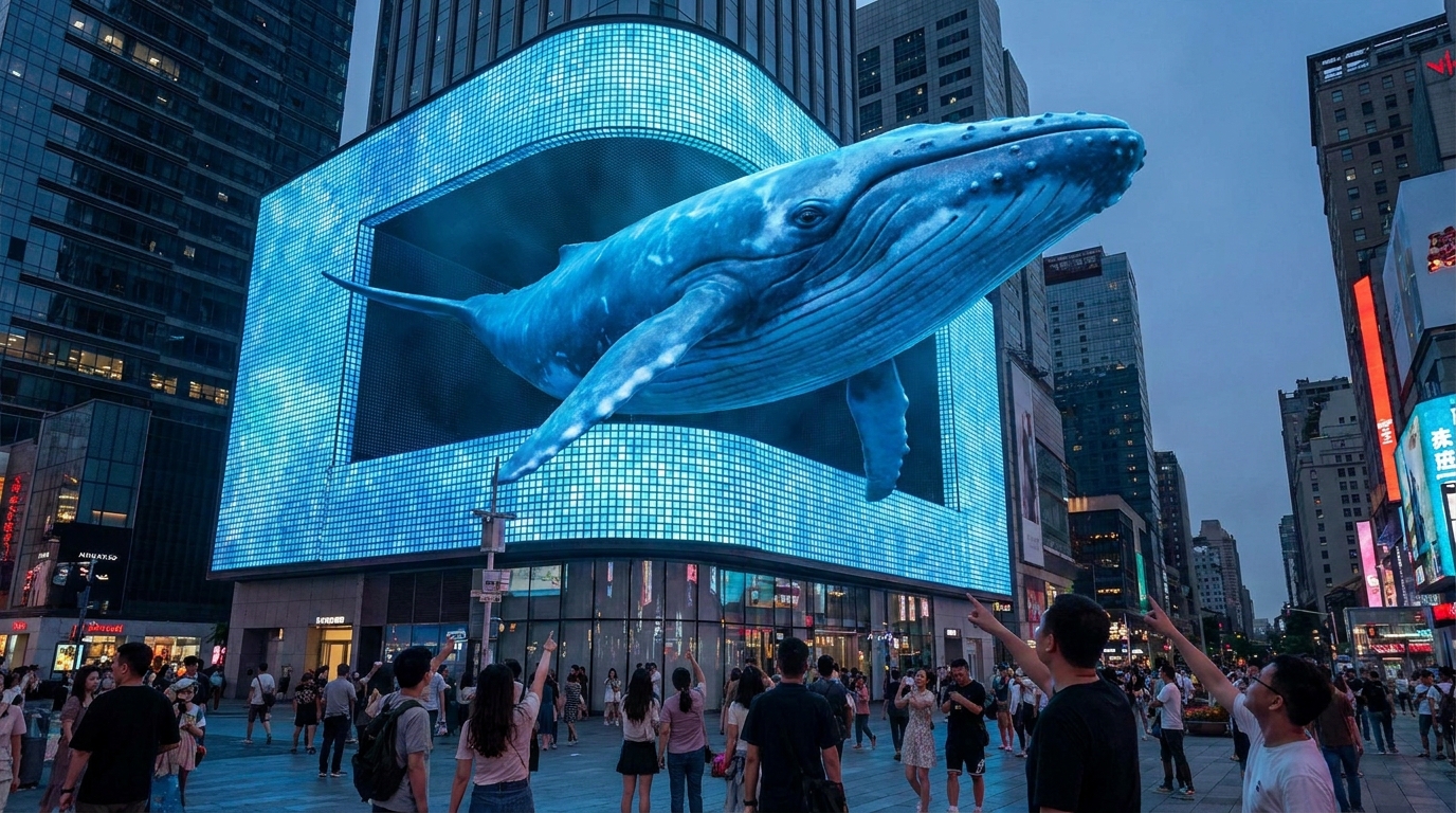 Naked-eye 3D LED: นวัตกรรมพลิกโฉมสื่อ OOH สู่ประสบการณ์เสมือนจริง